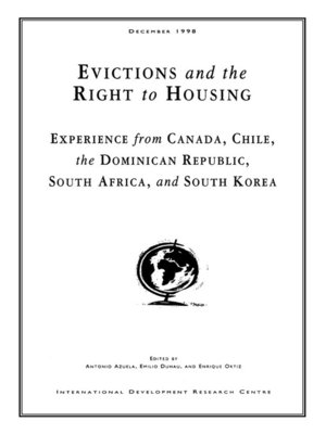 cover image of Evictions and the Right to Housing